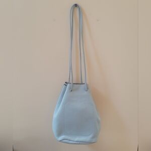 Christopher Kon Blue Leather Satchel Bag